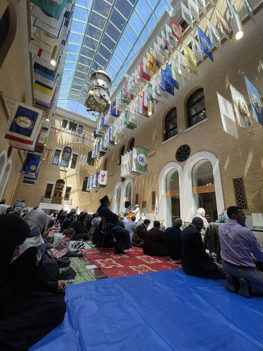 Alhumdulilah to be able to attend the first ever convening of Muslims at the Massachusetts State House in celebration of Eid-al-Fitr and performing Jummah Prayer. The concept of inclusion that we always talked about, I have experienced it here only!