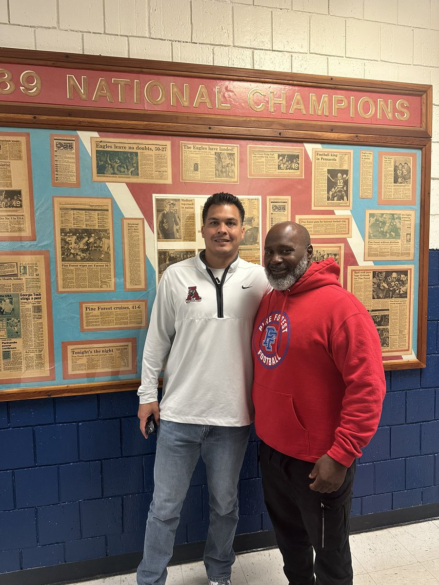 Thank you Alabama &amp; <a href="/CoachRobertBala/">Robert Bala</a> for coming to check out some of our guys!!