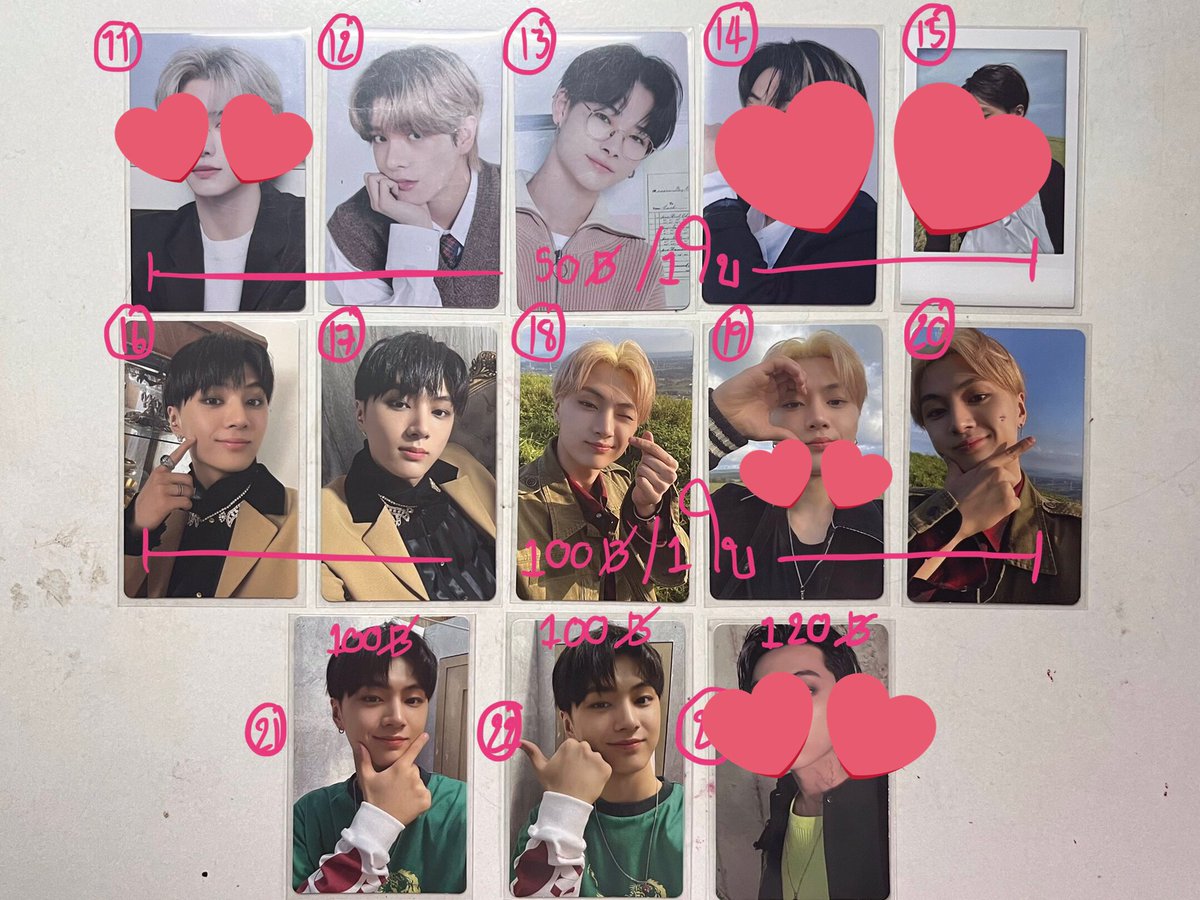 blackparkjay's tweet photo. Update🫶🏻
ส่งฟรีทุกใบ 
*ใบละ 50 บาท 2 ใบส่งฟรี*
#ตลาดนัดenhypen เจย์ หล่อ มินิฮาร์ท ซอนอู https://t.co/ElQpPkZ3p9