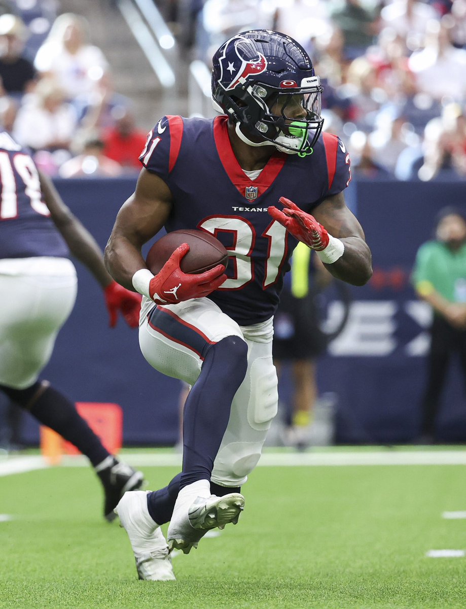 BradeauxNBA's tweet photo. This is easily the most excited I’ve been about the Texans offense in a while:

QB: CJ Stroud
RB: Dameon Pierce/Devin Singletary
WR: Nico Collins
WR: Robert Woods
WR: Tank Dell/John Metchie
TE: Dalton Schultz
OL: Tunsil/Green/Juice/Mason/Howard https://t.co/bcrYQhx3Ye
