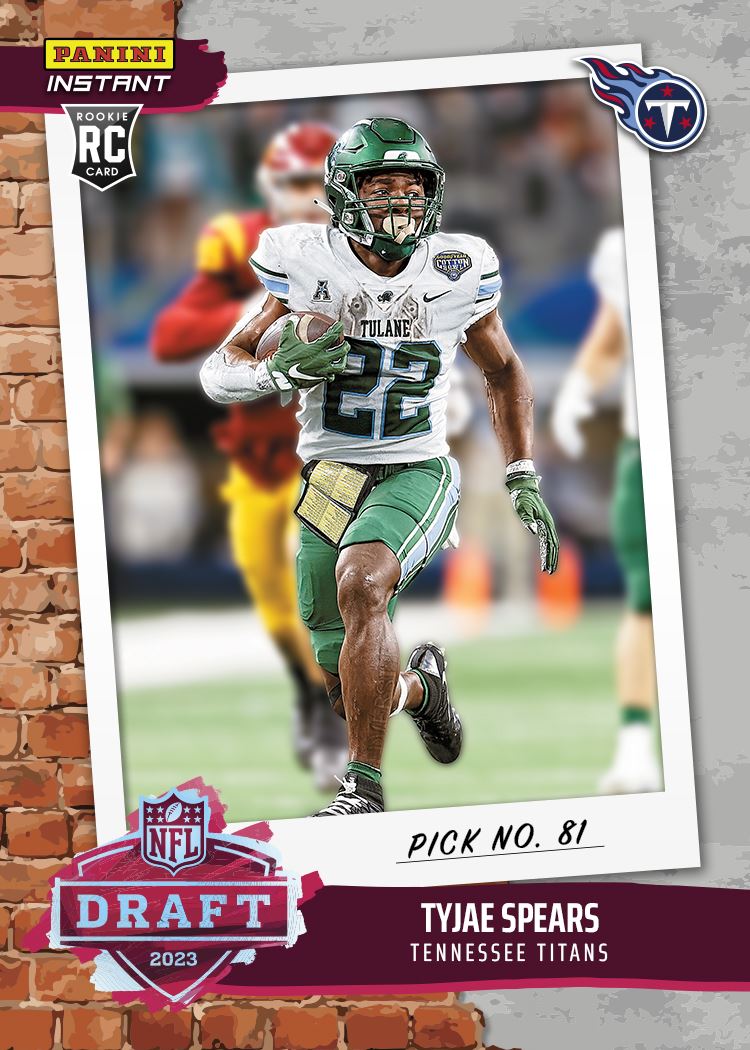 Tennessee! 🗡 I'm forever grateful for this opportunity. It's time to #TitanUp 🤝 @Titans #NFLDraft Check out my 1st Panini Instant Rookie card here! #PaniniNFT #RatedRookie qr.paniniamerica.net/2cwnv_em