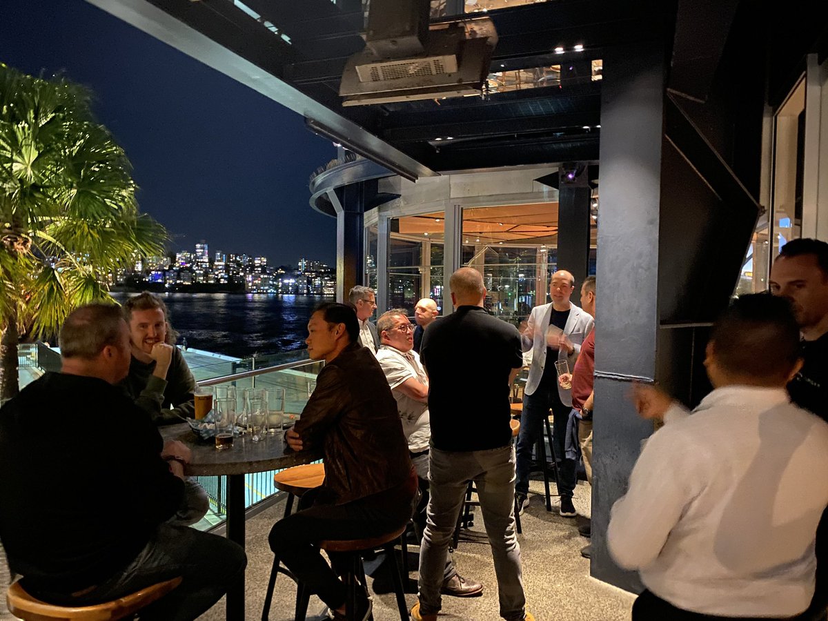 MajorDuffles's tweet photo. Another great Real Vision meet up in Sydney this month, the tribe is growing… with Melbourne, Perth and Auckland tribes forming, more to follow… #rvmeetups @RealVision @RaoulGMI @RealVisionBot @TheRVCollective https://t.co/fFU1WhFDUY