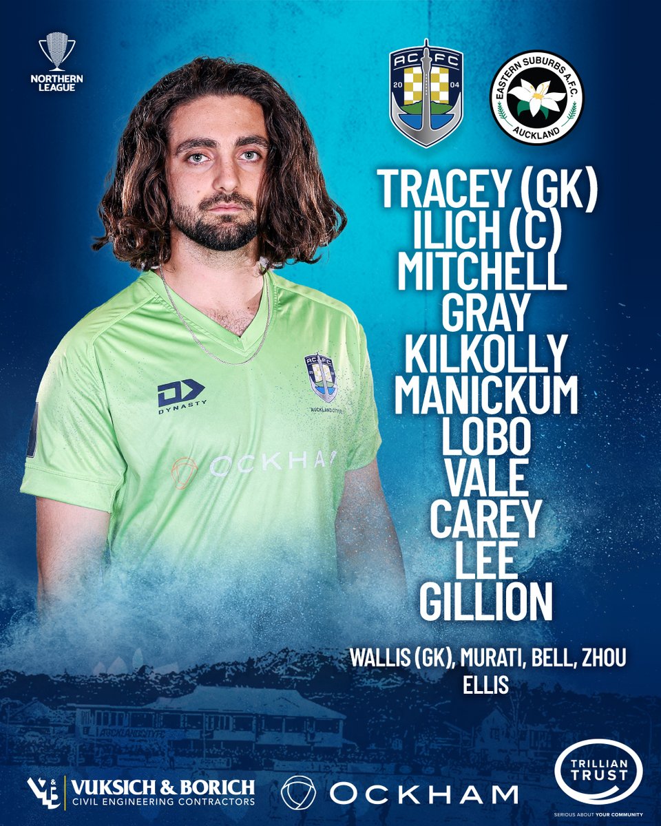 AucklandCity_FC's tweet photo. STARTING XI | Here is how the #NavyBlues line up for today's top of the table gridlock derby with @ESAFC kick off at Kiwitea Street is at 3:00pm
#ACvES #NZNationalLeague https://t.co/HyYn2q5I6Q