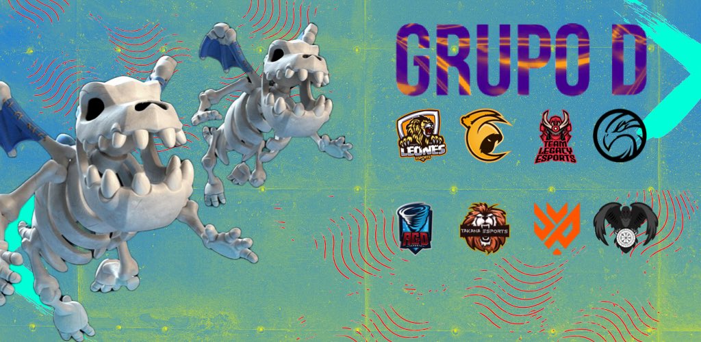[#ClashRoyale] | #GrupoD 

Este increíble grupo lleno de batallas asombrosas que nos esperan!!

⚔️| Grupo D
<a href="/EsportsLeonesCR/">Leones eSports</a> 
<a href="/1Eclipse_king/">Eclipse King</a> 
@THELEGACYESP 
<a href="/HawksSportss/">Hawks Sports 🦅</a> 
<a href="/AGD_eSports/">𝘈𝘎𝘋 𝘦𝘚𝘱𝘰𝘳𝘵𝘴 🌪️</a> 
<a href="/EsportsTakana/">Takana Esports</a> 
@LyokfoxCR 
<a href="/Hijos_de_Odiin/">Hijos De Odín</a> 

#SomoslaRL🔥