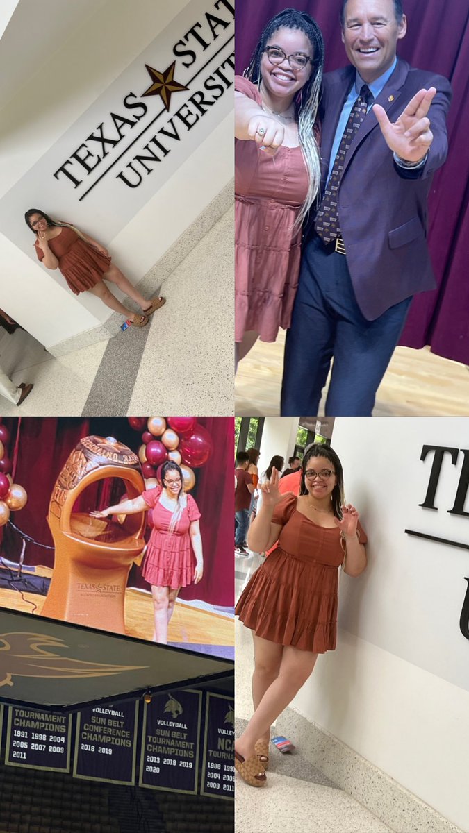 arieanirie's tweet photo. Bittersweet memories.. Thank you Texas State for everything🥹 One step closer to being Texas State Alumni👩‍🎓🫶🏿 see y’all in December for Graduation!!! https://t.co/FTLlU7RADK