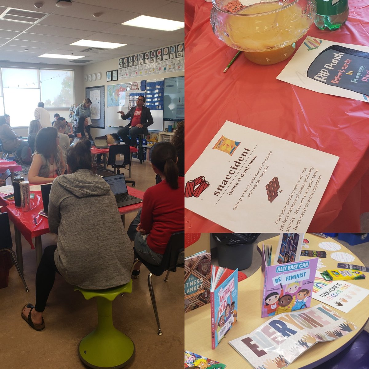 Appreciate <a href="/MrsJJohns/">Joanna Johns</a> and <a href="/KylieKissel/">Kylie Kissel</a> for the insightful presentations and conversations today! The teachers also loved the resources from our belonging boxes! <a href="/atalocal3/">ATA Local #3</a> <a href="/EJSMSchool/">Ecole J S McCormick</a>