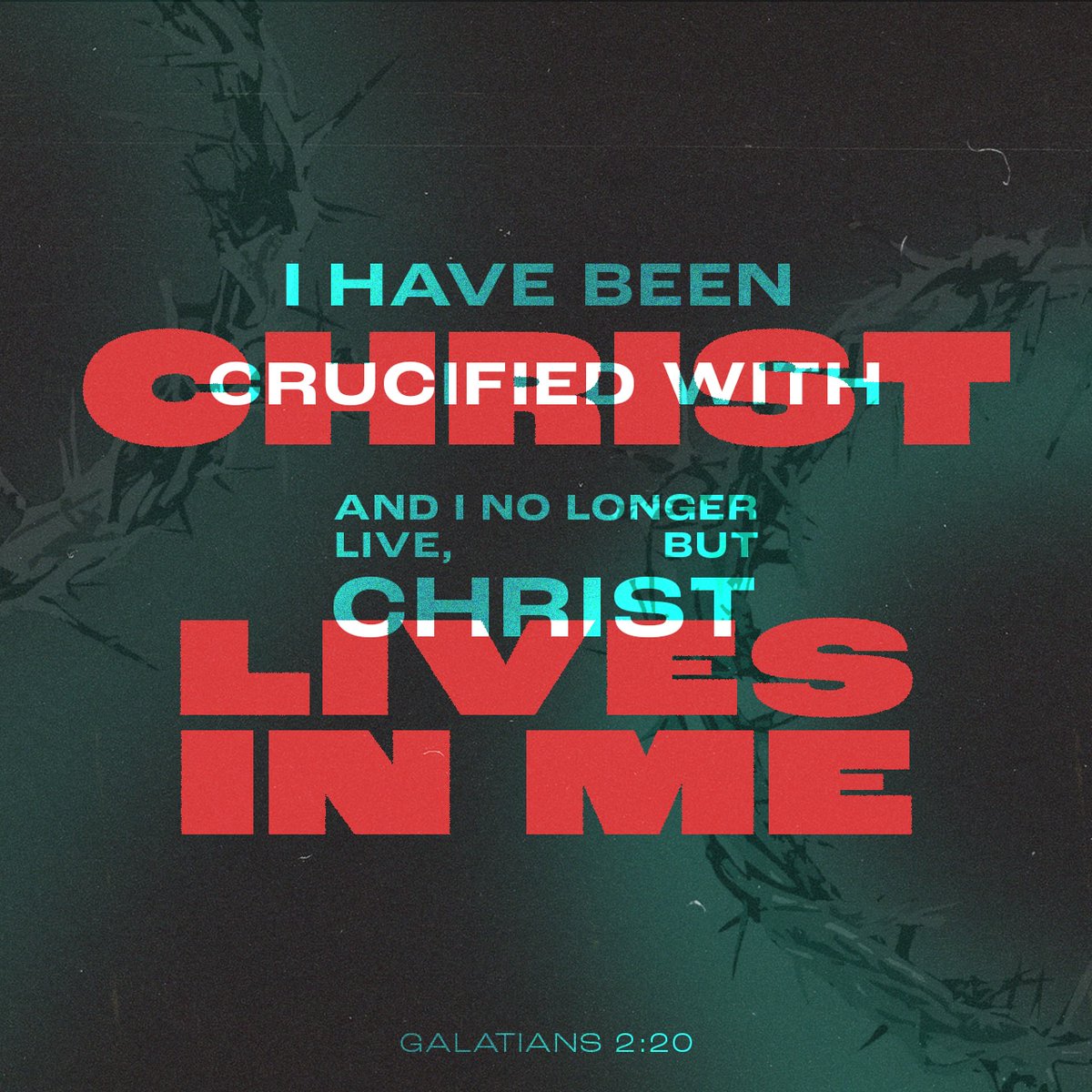 PocketPrayers's tweet photo. My old self has been crucified with Christ. It is no longer I who live, but Christ lives in me. So I live in this earthly body by trusting in the Son of God, who loved me and gave himself for me.
Galatians 2:20 NLT

https://t.co/g1GWfEB700 https://t.co/gJiEklYKNG