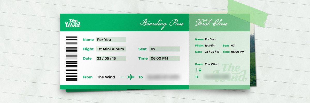 [BOARDING PASS]

From : The Wind ➡ ✈ To : ?

#더윈드 #THEWIND #The_Wind
#beginningthewindpage
#신재원 #김희수 #타나톤 #최한빈 
#박하유찬 #안찬원 #장현준