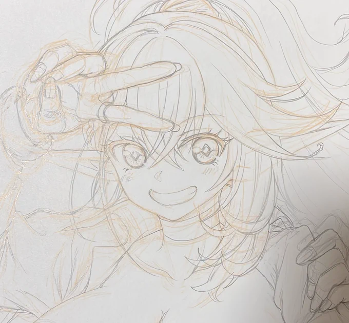 コミティア用に色紙描き描き… コミ1用の色紙と既にリクエストもらってる分の色紙も同時進行しつつ…