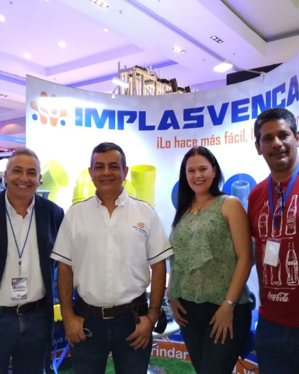 IMPLASVENCA's tweet photo. Nuestro equipo Implasvenca se hizo presente, atendiendo las inquietudes de los asistentes y creando alianzas para fortalecer nuestra cobertura a nivel nacional #Venezuela 🫱🏻‍🫲🏼

#ExpoFerreteria #ExpoConstruccion #Implasvenca   #Construccion #Barquisimeto #Ingenieria https://t.co/5CLGgzHoVc