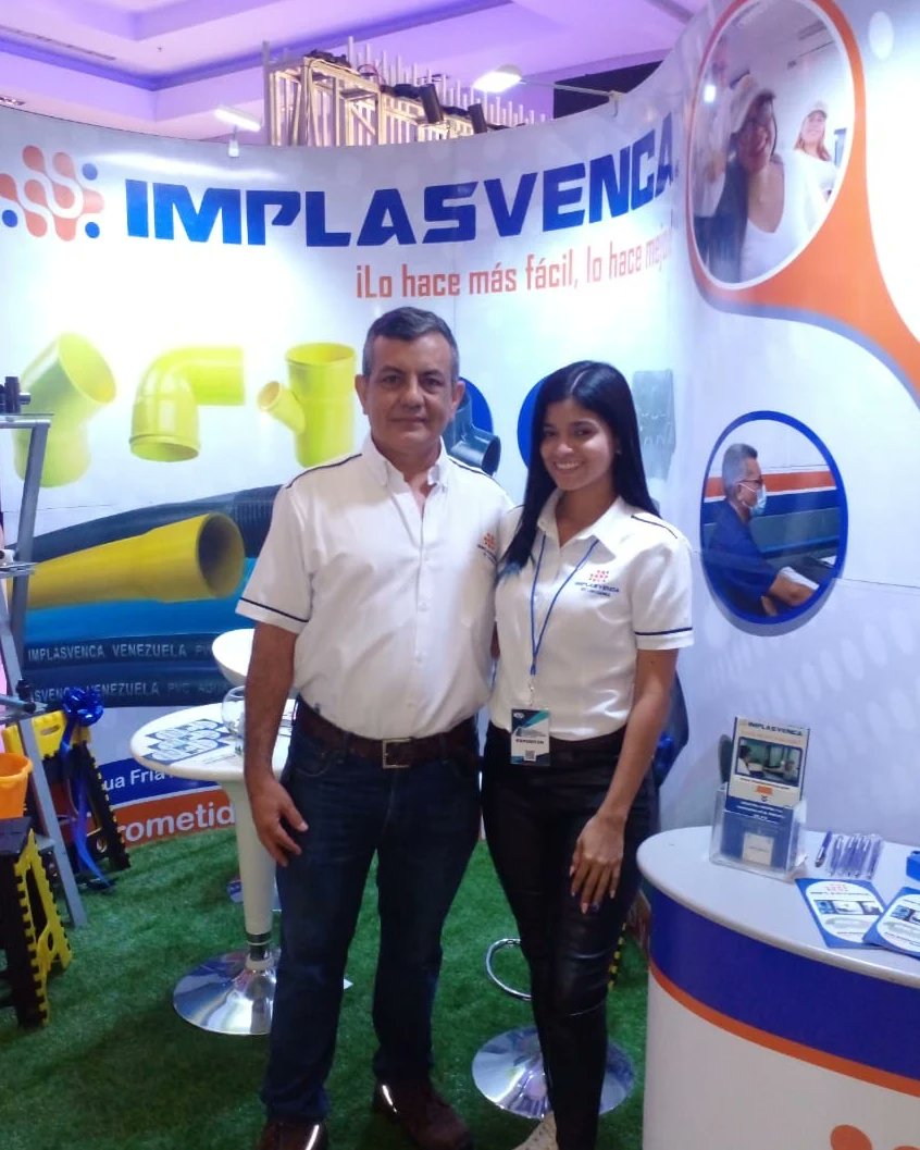 IMPLASVENCA's tweet photo. Nuestro equipo Implasvenca se hizo presente, atendiendo las inquietudes de los asistentes y creando alianzas para fortalecer nuestra cobertura a nivel nacional #Venezuela 🫱🏻‍🫲🏼

#ExpoFerreteria #ExpoConstruccion #Implasvenca   #Construccion #Barquisimeto #Ingenieria https://t.co/5CLGgzHoVc