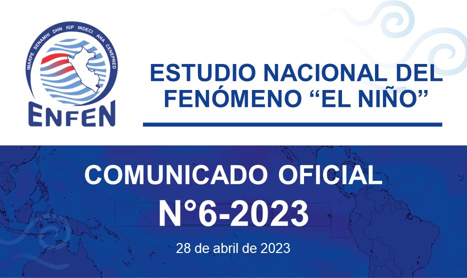 Senamhiperu's tweet photo. #ENFEN Se mantiene el estado de “Alerta de El Niño costero”, esperando que continúe, por lo menos, hasta invierno del presente año con una magnitud moderada, sin descartar que en mayo alcance la magnitud fuerte. https://t.co/EiAiXkxZPy https://t.co/6uk94gYnqt
