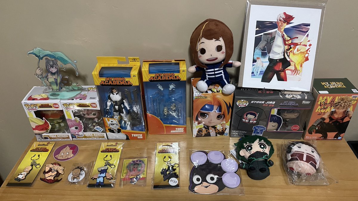 Martian_Ranger's tweet photo. GIVEAWAY TIME!

Every day we're all learning how to be heroes.

Follow + RT + Like for a chance to win this entire bundle of Class 1-A themed goodies!

US and Canada only. Giveaway ends 24 hours from this tweet.

Good luck!

#MyHeroAcademia #MHA #NationalSuperheroDay https://t.co/6GNubhNrIK