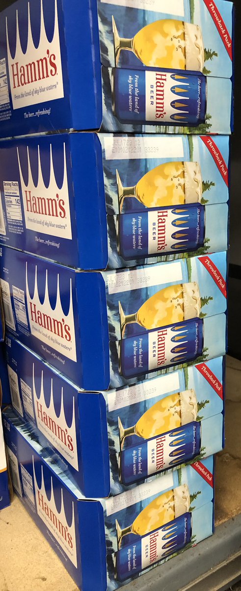 hammsbeerclub's tweet photo. A beautiful sight!  The rumor is, that the retro look is back for good!  Let’s hope!  Have a great weekend everyone.  Cheers! https://t.co/Pc7zzbvC96