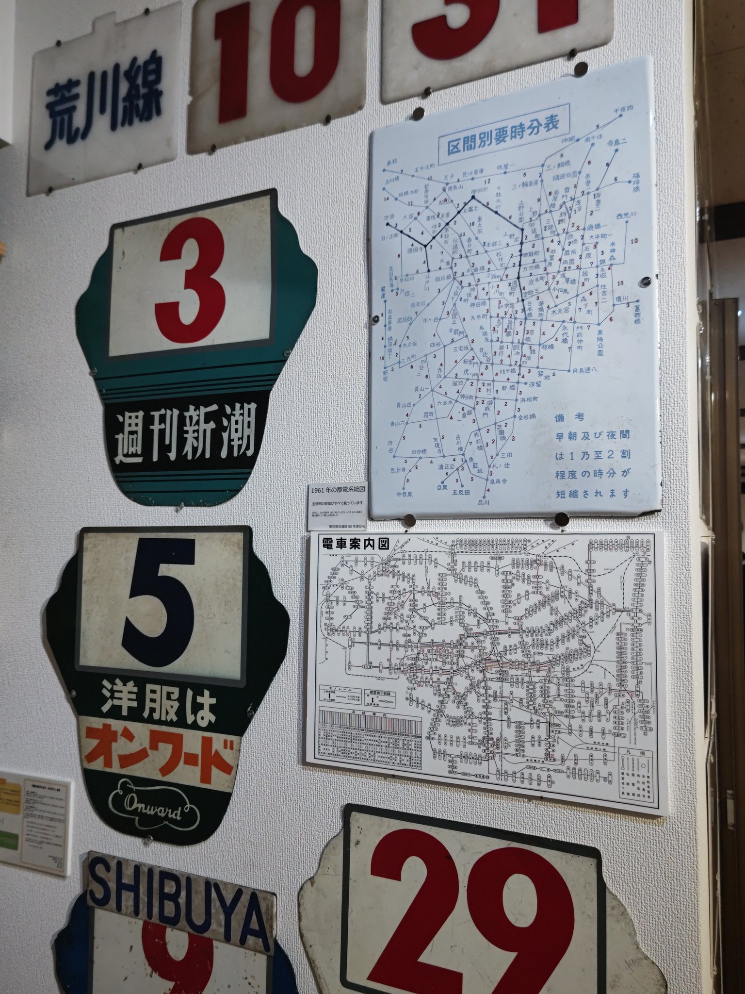 都電 29系統 前頭板 サボ 週刊文春