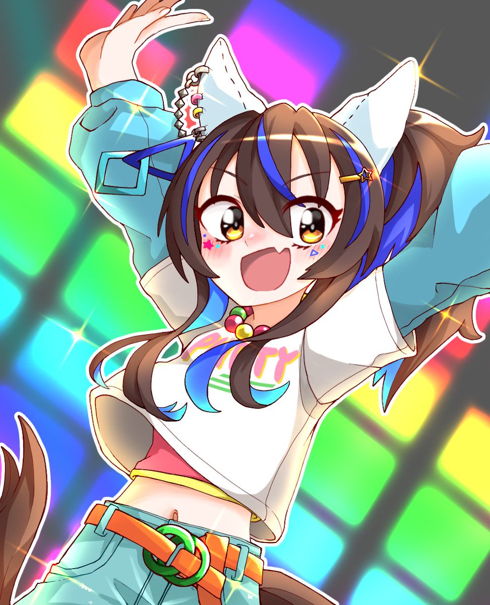 ウマ娘「#GWはフォロワーが増えるらしい #ウマ娘 ギャルウィークなのでギャル再掲! い」|ちゃっか♨Skeb募集中‼️のイラスト