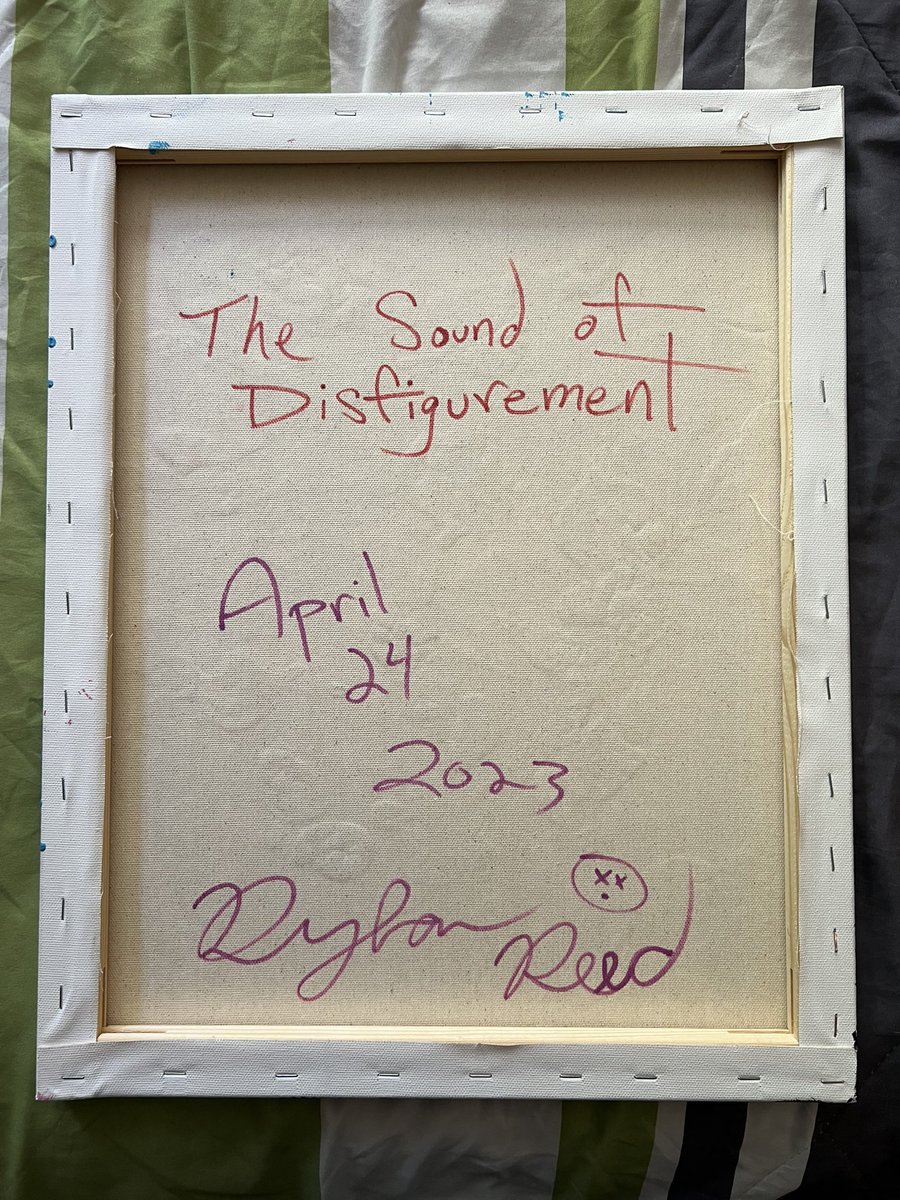 dylanreedsworld's tweet photo. The Sound of Disfigurement / 20 x 16 https://t.co/BlvnkRyXCk