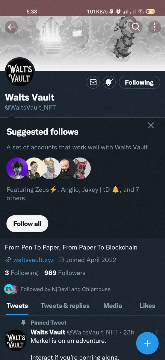 Cajel0x's tweet photo. Real OG will never stop dreaming! @Cohl_world @WaltsVault_NFT https://t.co/FFT4PQR3bV