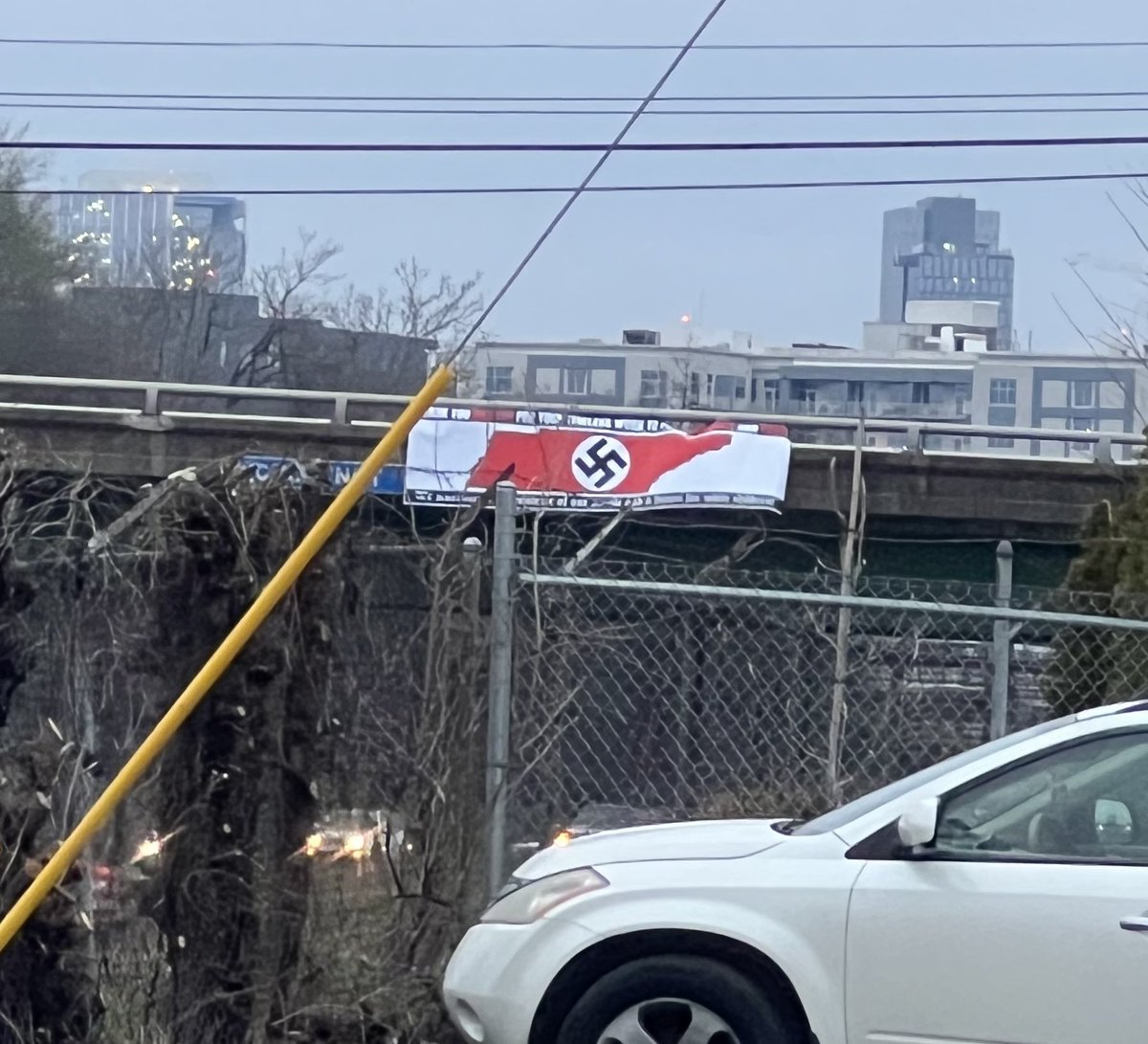 GovHuckabill's tweet photo. @AndrewBurgin8 @ConservBrief The only ones flying swastikas are magats. https://t.co/vLZ5K9gxtY