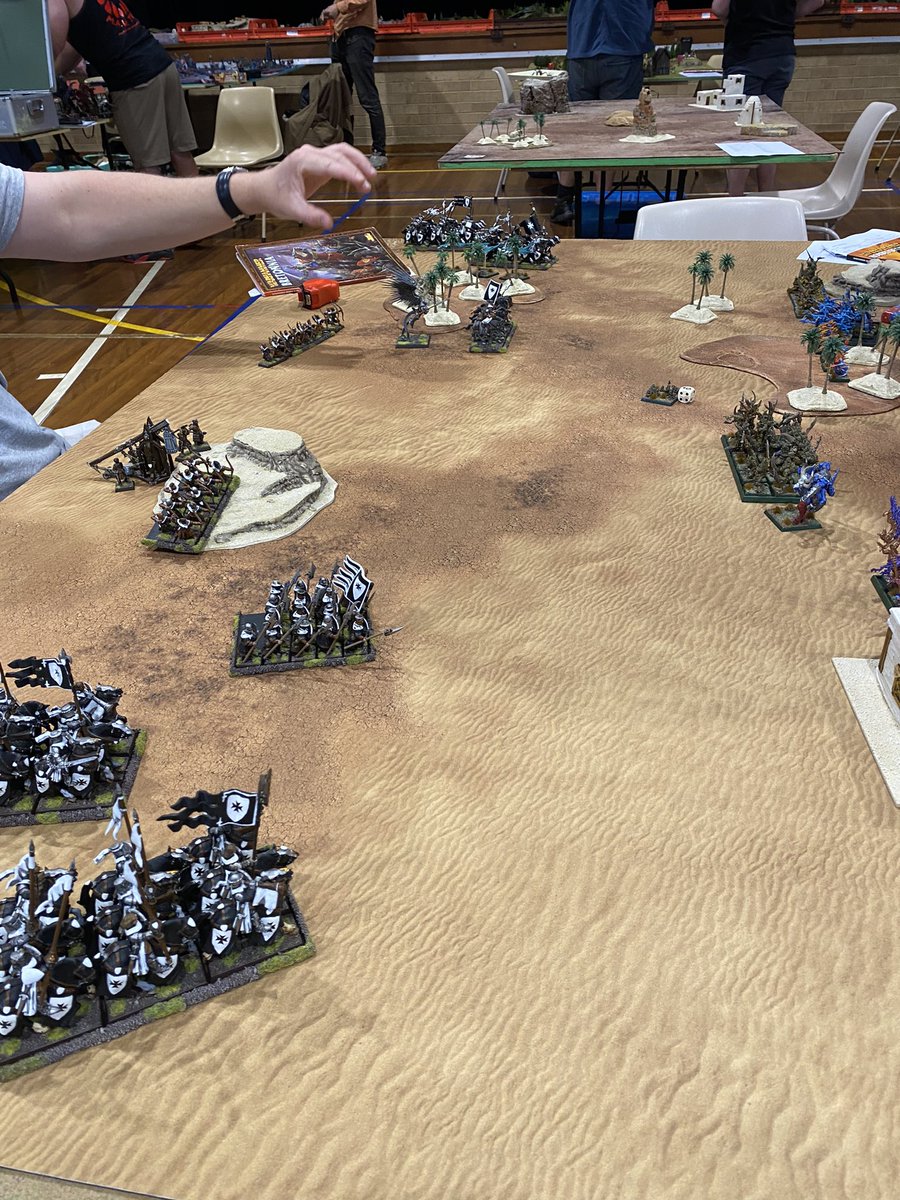 BUCKET40K's tweet photo. Warhammer Fantasy 6th Ed at Shirecon is underway! 5 games over 2 days! https://t.co/LFVe06lLvA