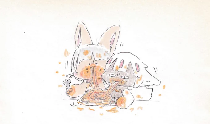 ナポリタンの日のんなそす。 #イラスト #メイドインアビス