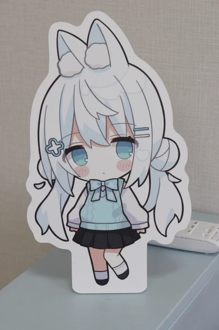 新作「うさこパネル」¥2,500-  表面つや消し加工・a4サイズ・スタンド付 けっこう大きいです!お部屋に飾ってください #COMITIA144