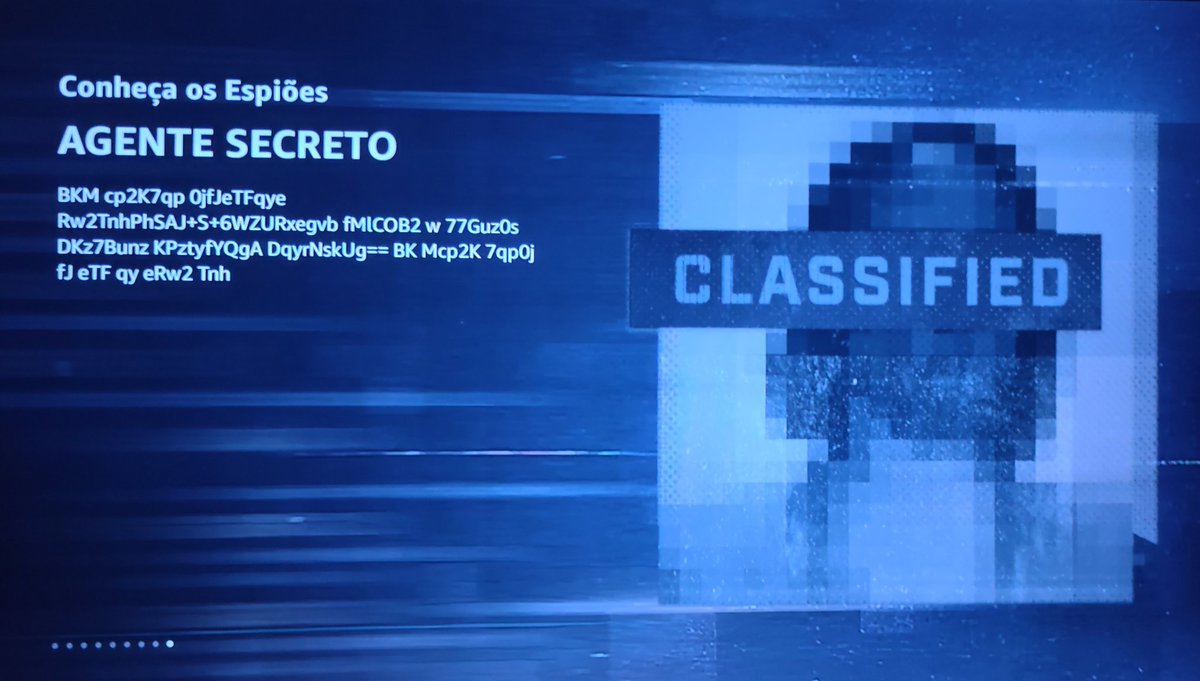 EMANUELFLORIPA's tweet photo. #Citadel baita série. No menu do prime vídeo é possível ver a ficha dos espiões. Mas tem alguns ainda encriptados. Alguém decodifica? #PrimeVideo https://t.co/QJ55Lm2z3Z