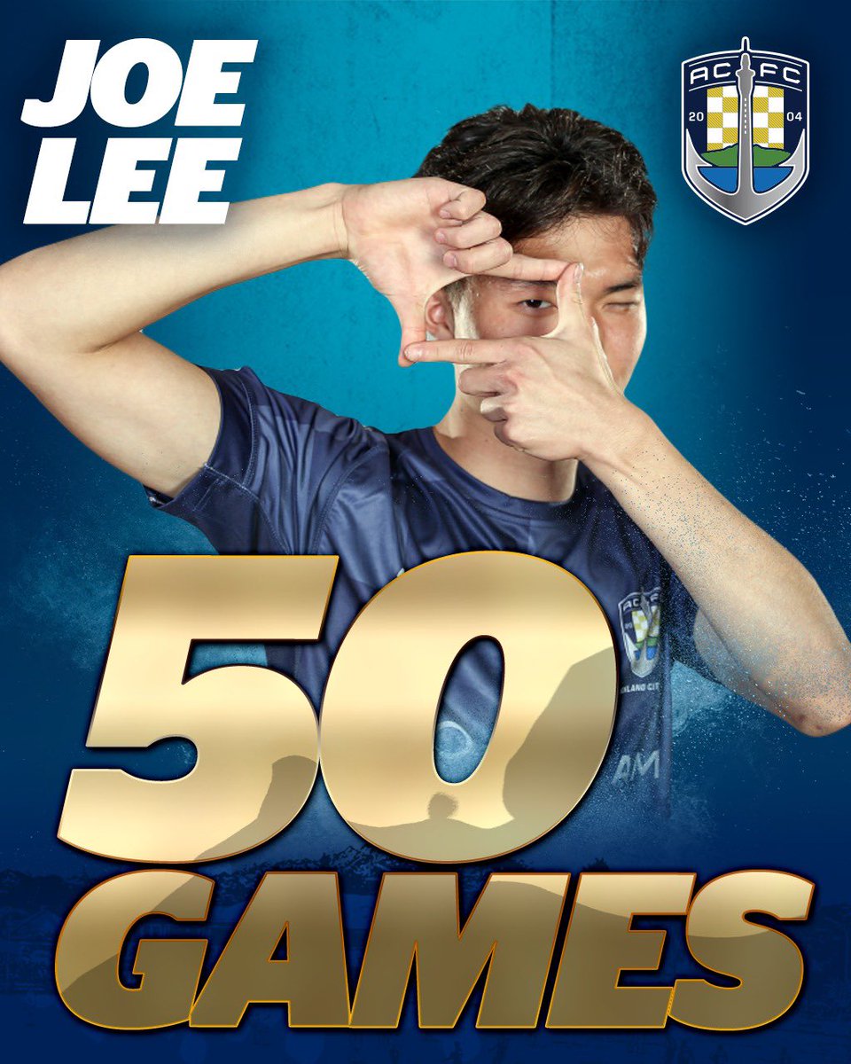 AucklandCity_FC's tweet photo. 5️⃣0️⃣ GAMES
Congratulations Joe Lee!!! 🎉
#StrengthInUnity #GridlockDerby https://t.co/U1zhqB51EF
