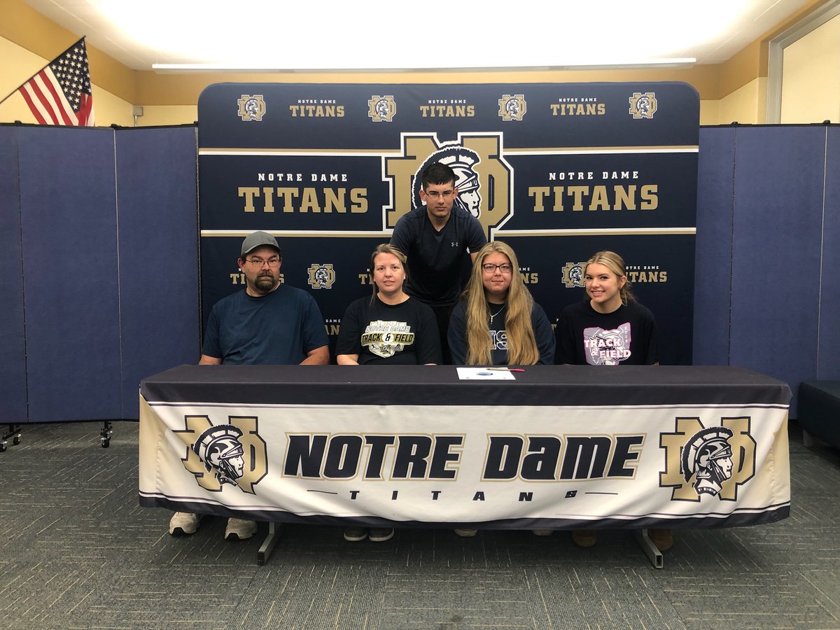 @PaulBoggsSports (@paulboggssports) on Twitter photo Congratulations to Notre Dame HS senior thrower Kathrine Ball who on Friday officially announced her intention to continue her track & field career for Mount St. Joseph <a href="/GoNDTitans/">Notre Dame Athletics</a> <a href="/JacobSmithPDT/">Jacob Smith</a> <a href="/mattpayton7/">Matt Payton</a> <a href="/farmercoach4/">J.D. McKenzie</a> <a href="/annabelleball_/">AnnaBelle Ball</a> <a href="/oatccc/">OATCCC</a> <a href="/KColleyRivals/">Kevin Colley</a> <a href="/NDHScheerblock/">THE PEW</a> Congratulations to Notre Dame HS senior thrower Kathrine Ball who on Friday officially announced her intention to continue her track & field career for Mount St. Joseph <a href="/GoNDTitans/">Notre Dame Athletics</a> <a href="/JacobSmithPDT/">Jacob Smith</a> <a href="/mattpayton7/">Matt Payton</a> <a href="/farmercoach4/">J.D. McKenzie</a> <a href="/annabelleball_/">AnnaBelle Ball</a> <a href="/oatccc/">OATCCC</a> <a href="/KColleyRivals/">Kevin Colley</a> <a href="/NDHScheerblock/">THE PEW</a>