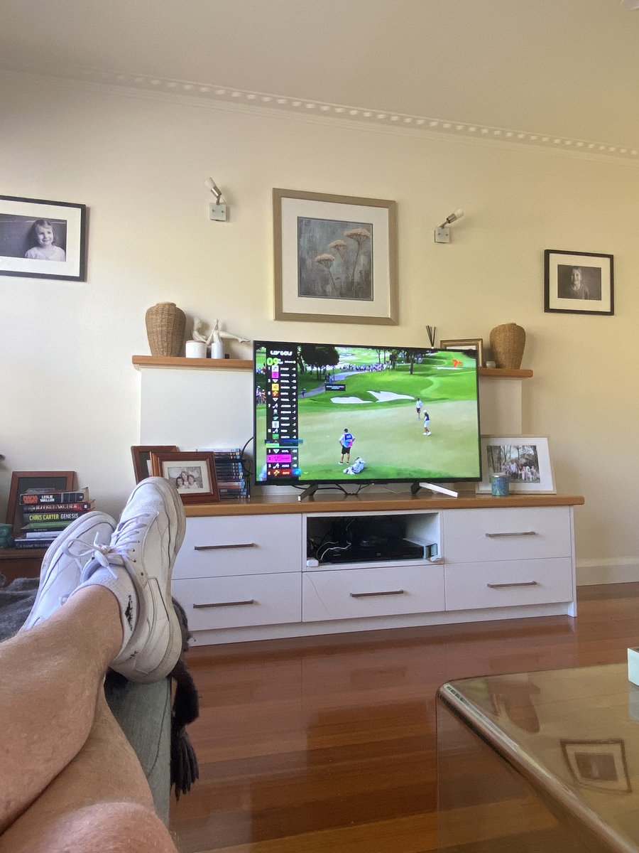 theglossytiger's tweet photo. Relaxed Saturday in front of the TV watching the @livgolf_league in Launceston, Tasmania. 
C’mon Cam and the Rippers! #livbroadcast #LIVGolfSingapore https://t.co/iasuBuR5tJ