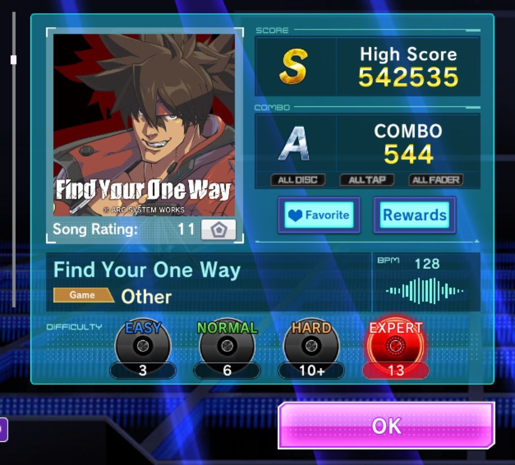 Gust_Yanma's tweet photo. @YanmaServant I can't full combo this song https://t.co/VG23Ki48ee