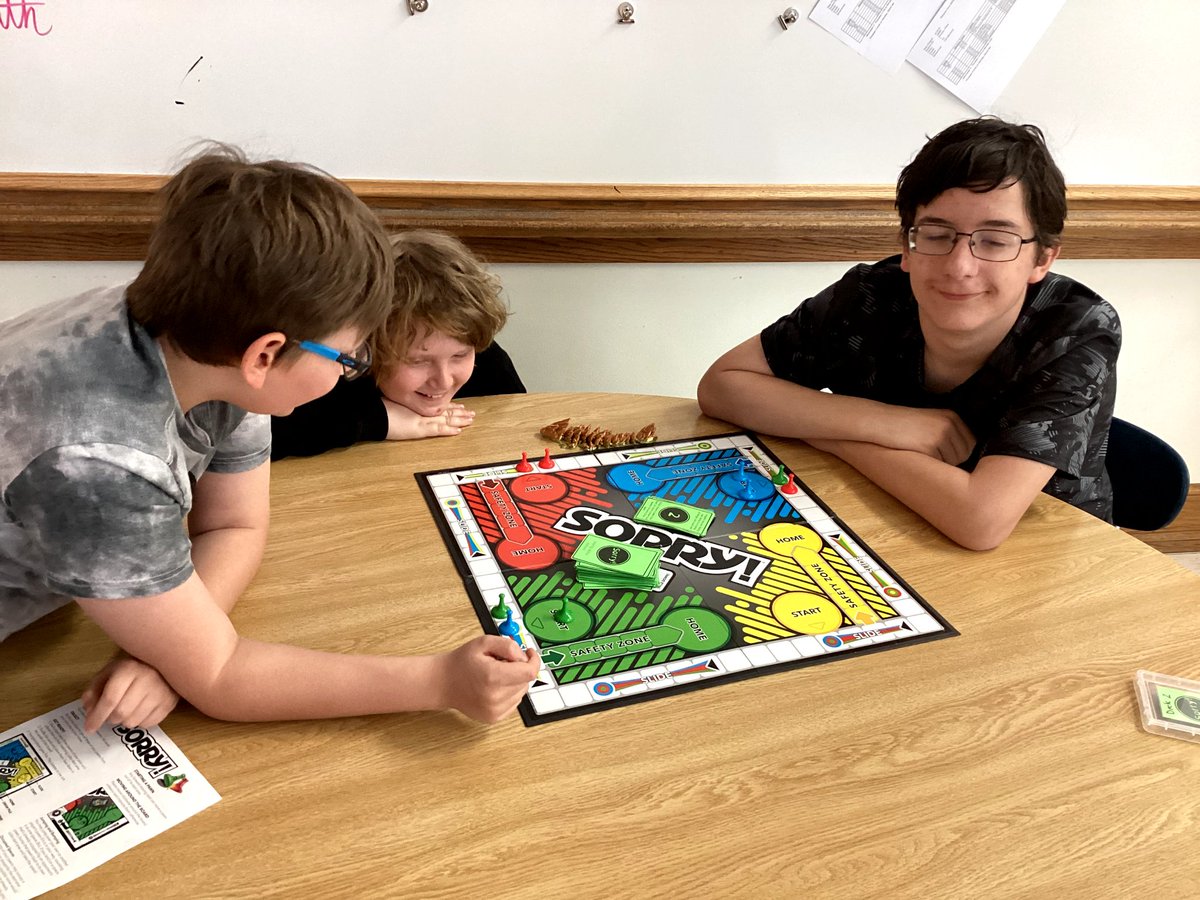 Per student request, we played Sorry! in #AffectiveSkills on Thursday. But not just any old Sorry! game, Miss K pulled out another card deck...this one all about #copingstrategies! (Both good skills to review and some fun amongst PSSAs 😉) <a href="/MrWPopejoy/">Palmyra Area MS</a> <a href="/MrsFreemanPASD/">April Freeman</a>