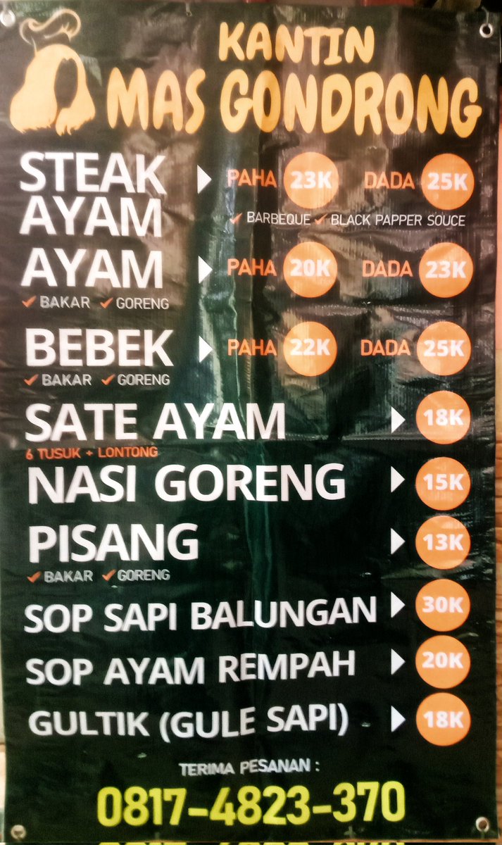 DanangAri_k's tweet image. #Sop #IgaSapi  #Gulai #Sapi

#Kantin #MasGondrong  #PLN_UP3
#Menu #Spesial #untukmu 
#Penuh_Berkah
#Steak #Ayam #Bebek #Goreng #Bakar
#Sate #NasiGoreng