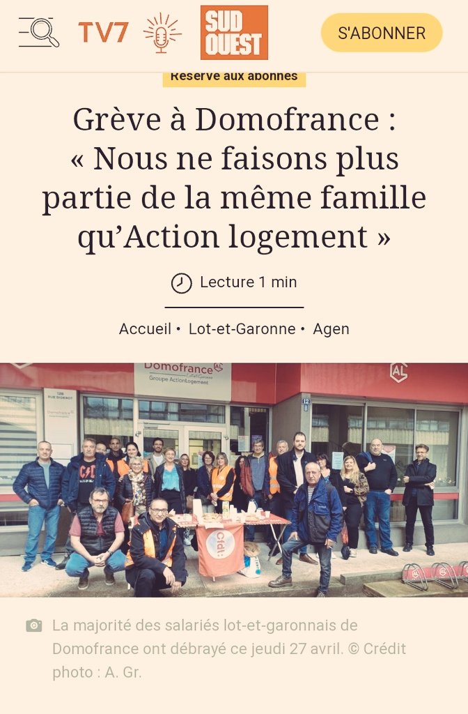 thibaud1453's tweet image. #FrenchPROTEST 
LES #CFDT #MACRONISTES FONT GRÈVE too 💰🏡🏘️🏗️🌇💰🏙️🏗️🌇💰🏘️🏗️💰
 
#FrenchCONTEST 
#greve #strike #sciopero #streike #huelga #strejke #strejk #lakko 
#verkfall #sztrájk #strajk

 #Casseroles #pelnie #pannut #pander 
#pans #Pfannen #sartenes
sudouest.fr/lot-et-garonne…