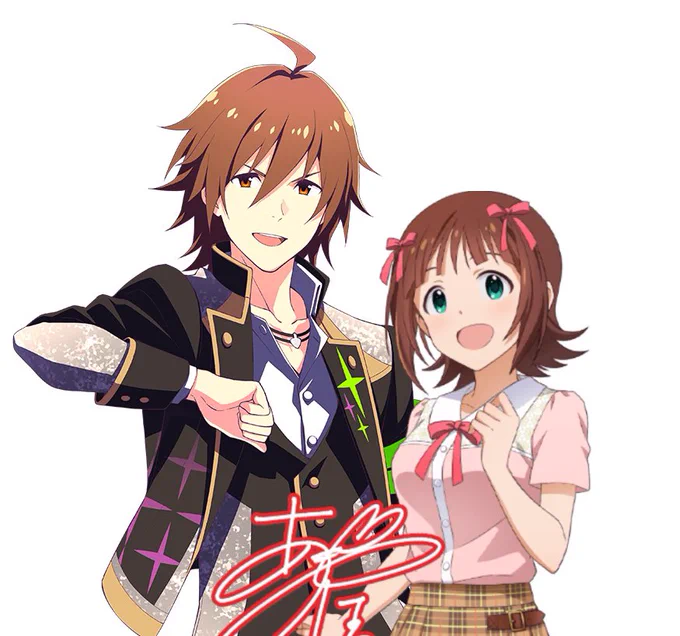 2とかアニメは並ぶ都合上あまり違いはないんだけどそれでも肌の焼け具合というか濃さにだけに着目すると翔太北斗ましてや女の子の春香と比べると冬馬濃いなと思う。あとそれぞれのゲームになると色合いがかなり違うんだよね