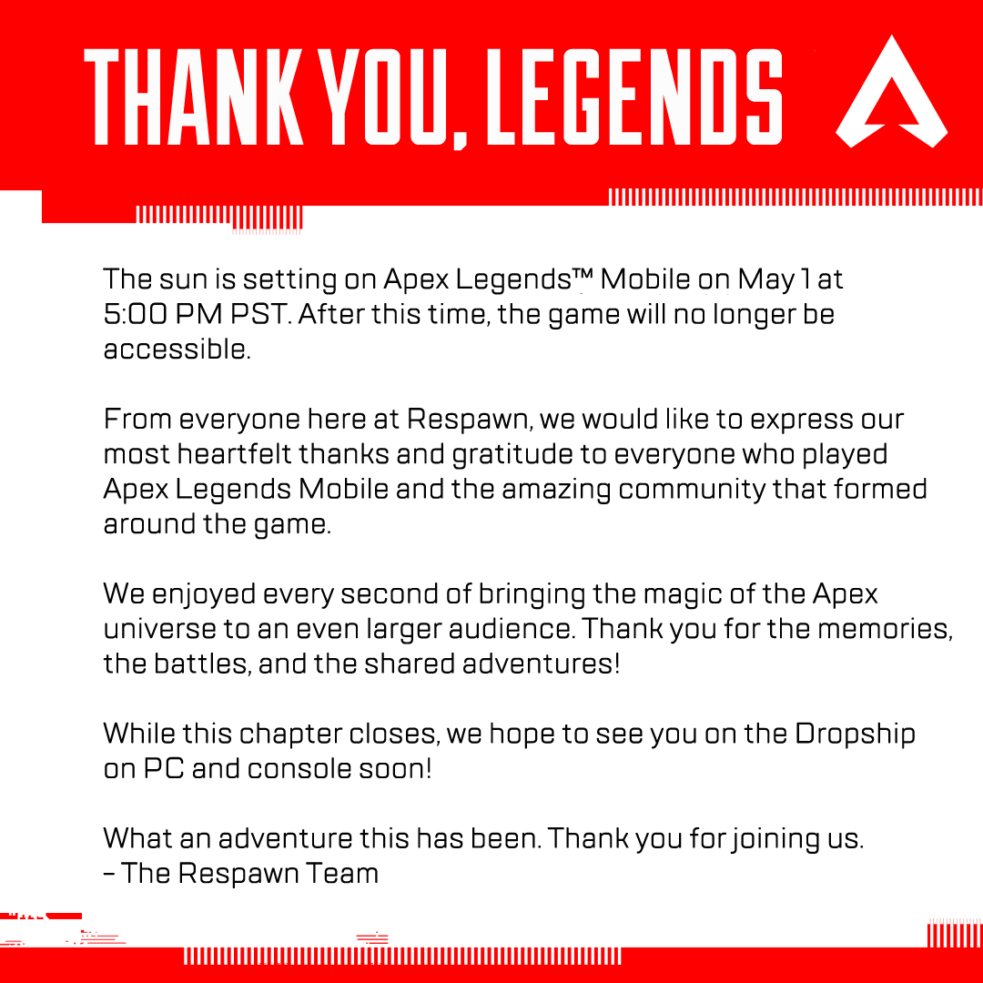 Please be aware there is a Apex Legends Mobile Trailer going around the   algorithm, this is fake and not supported by the official apex team  on any social media. : r/apexlegends