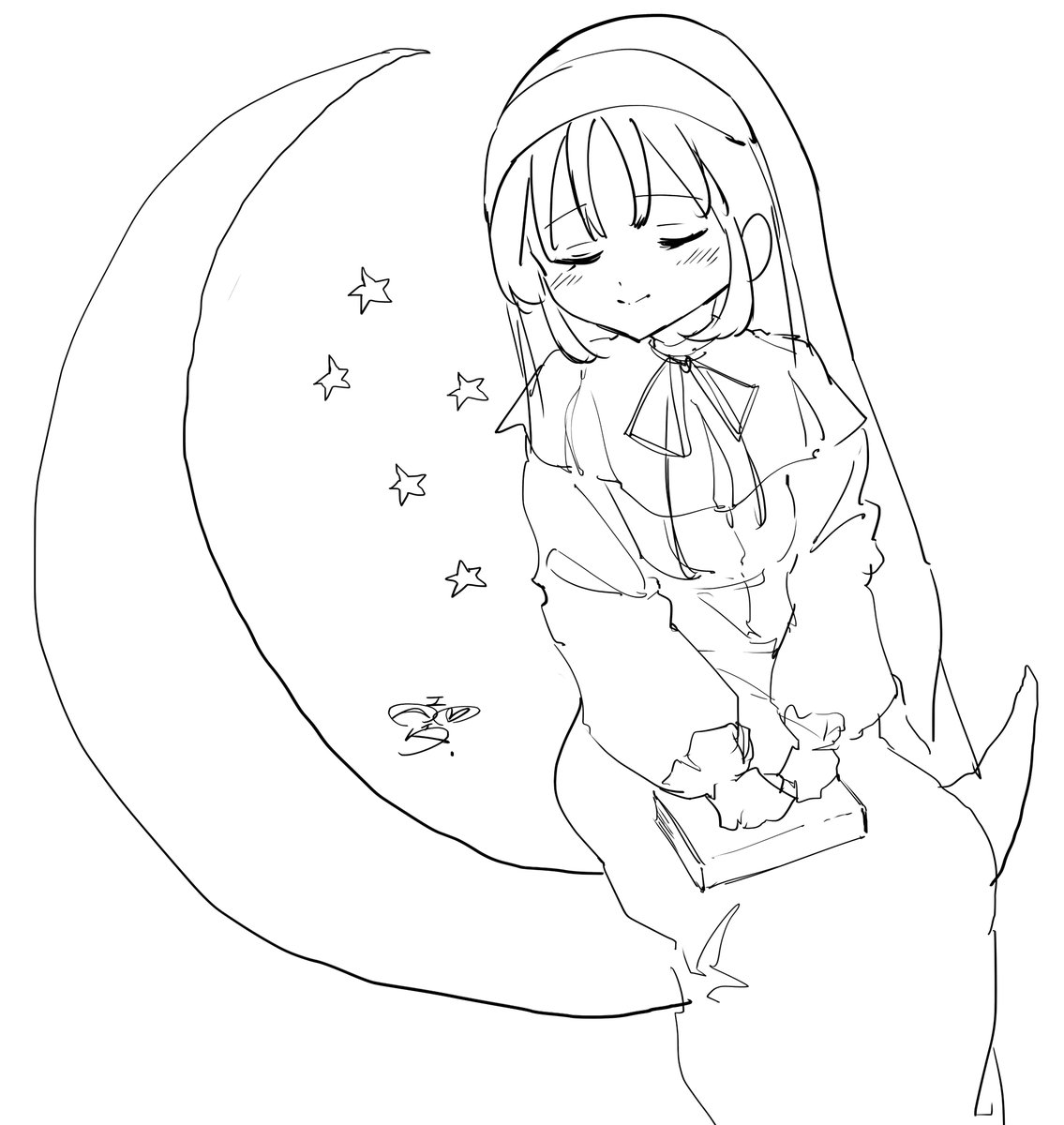 推しをもっと描きたいけど、今夜も夜勤なので おやすみなさい☪️