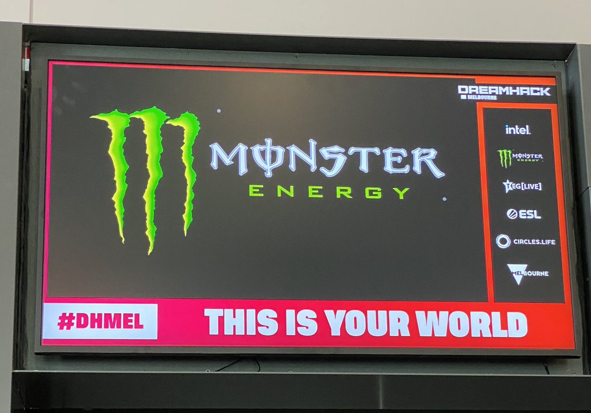 MonsterEnergyAU's tweet photo. #DreamHackMelbourne Day 2 Lessgooo 🔥@DreamHack https://t.co/ZWoMSrWjWX
