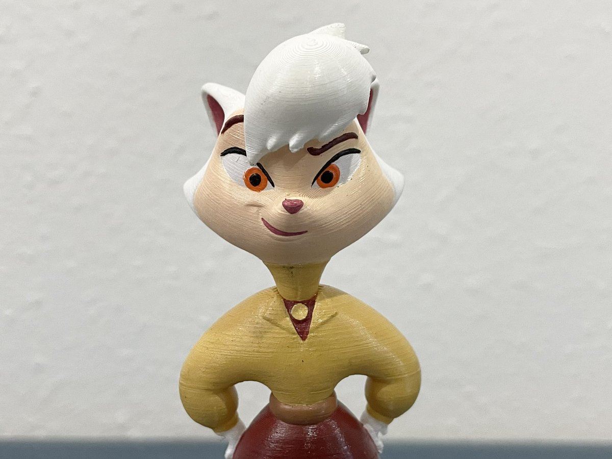 pcnnmvideos's tweet photo. Thank you for waiting! Here’s my full-look at my Sawyer 3D-printed figure from Cats Don’t Dance! More pictures in the comments. 1/3 #sawyer #catsdontdance #WarnerBros #etsy #etsyfinds #3dprint #3dprintedfigure #ActionFigurePhotography #toy #toys #wb #animation #cartoons #anthro https://t.co/jODzIvFx5v