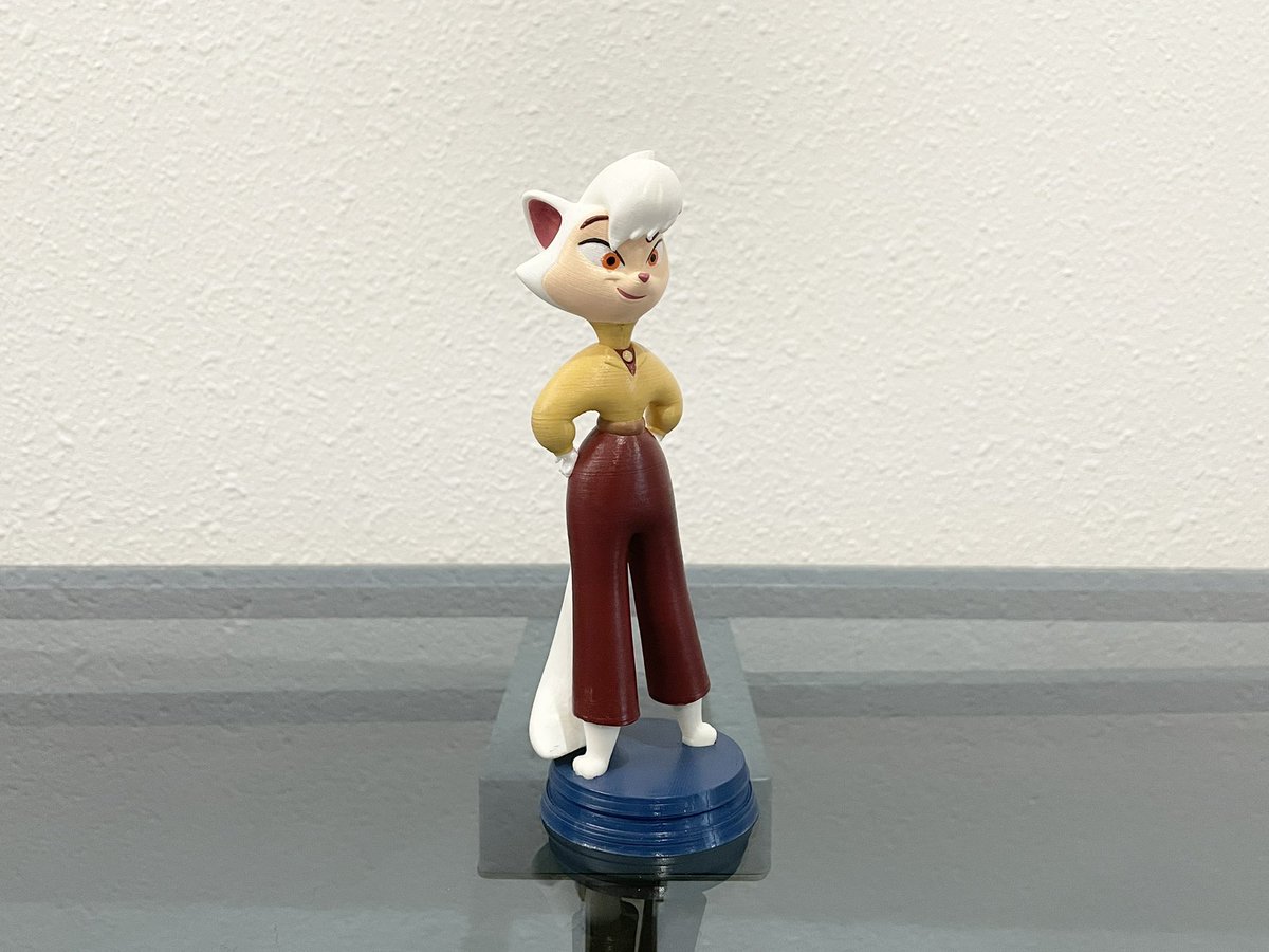 pcnnmvideos's tweet photo. Thank you for waiting! Here’s my full-look at my Sawyer 3D-printed figure from Cats Don’t Dance! More pictures in the comments. 1/3 #sawyer #catsdontdance #WarnerBros #etsy #etsyfinds #3dprint #3dprintedfigure #ActionFigurePhotography #toy #toys #wb #animation #cartoons #anthro https://t.co/jODzIvFx5v