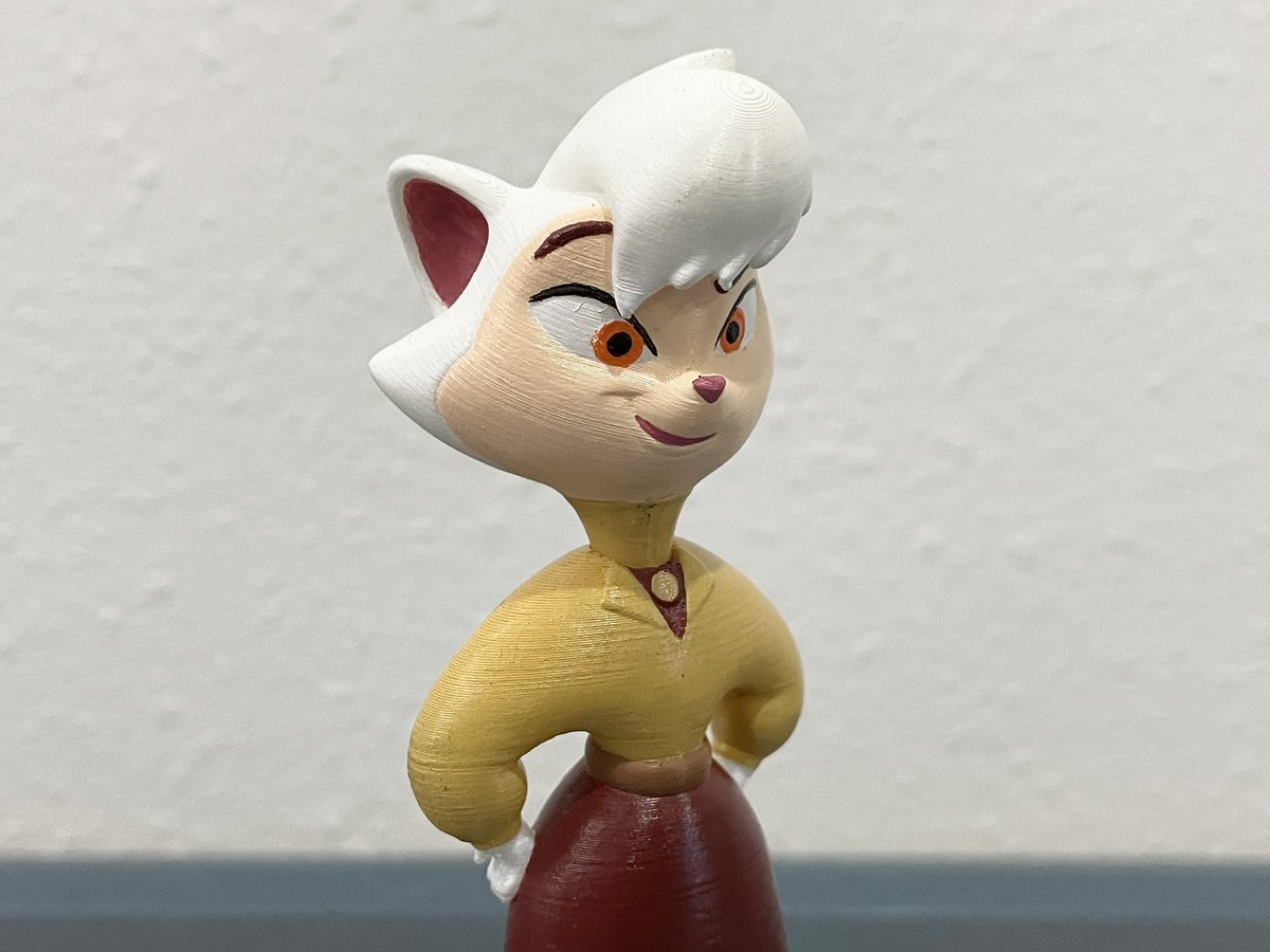 pcnnmvideos's tweet photo. Thank you for waiting! Here’s my full-look at my Sawyer 3D-printed figure from Cats Don’t Dance! More pictures in the comments. 1/3 #sawyer #catsdontdance #WarnerBros #etsy #etsyfinds #3dprint #3dprintedfigure #ActionFigurePhotography #toy #toys #wb #animation #cartoons #anthro https://t.co/jODzIvFx5v