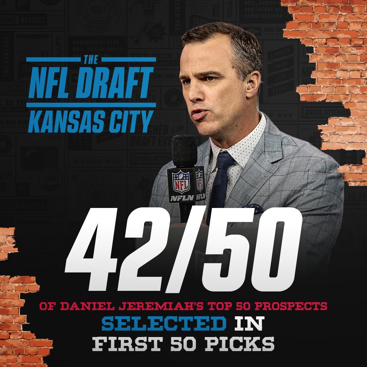 NFL's tweet photo. DJ is on another level.

@MoveTheSticks | #NFLDraft https://t.co/V3fdPqFDTi