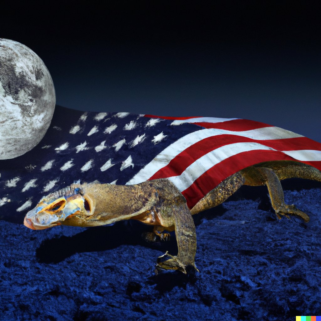 wallet_nft's tweet photo. @GhostCoollector A nationalist Komodo Dragon https://t.co/uctzbhxM11