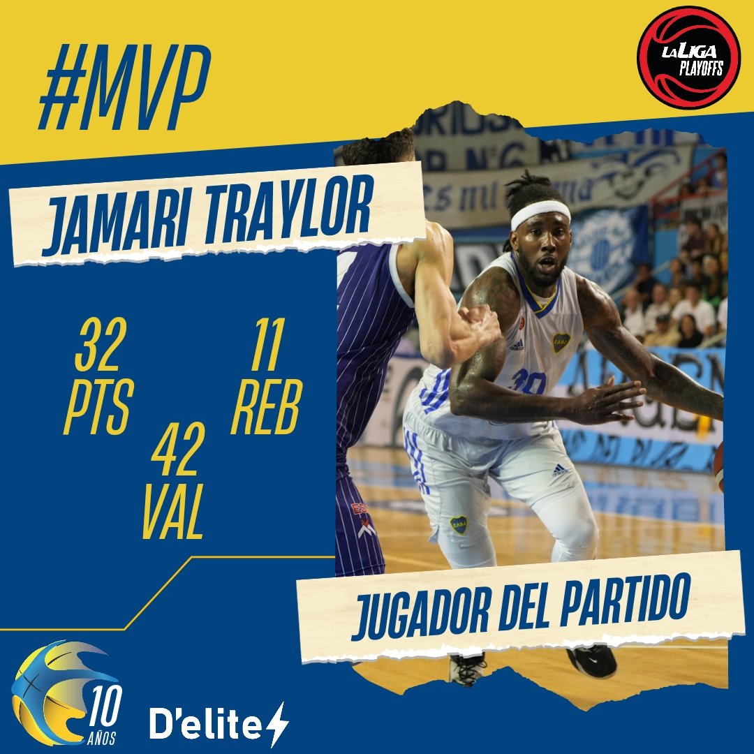TripleXeneize's tweet photo. #PlayoffsLaLiga 🏆 @MagnaMari_ 🫶

🏀 32 puntos (10/13 en cancha)
💪 11 rebotes
⛹🏻‍♂️ 2 robos
😤 2 tapas
⭐ 42 de valoración

📸 @BasquetBocaJrs 

#BocaEsBasquet #DaleBoca https://t.co/EvCdwOezFn