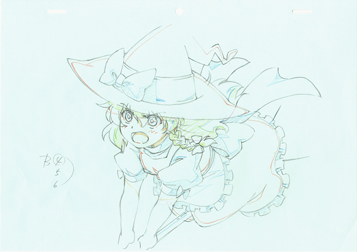 八雲藍 「■17話 作画監督修正Pickup 02■ 冒頭戦闘シーン、魔理沙を追い込みドヤ」|るなむーのイラスト
