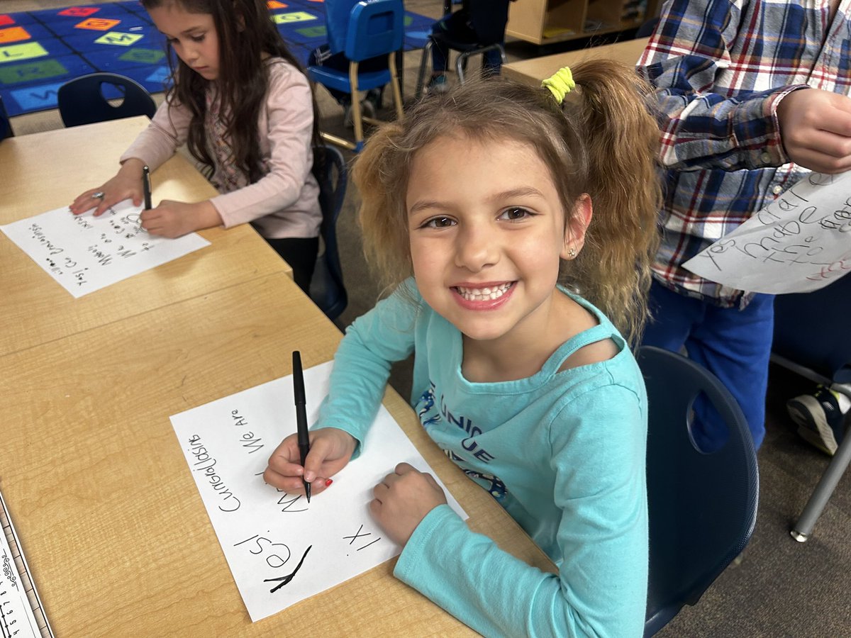 Mabel is graduating and the kindergarteners can’t wait to celebrate! 🎉 #tcrwp #phonics