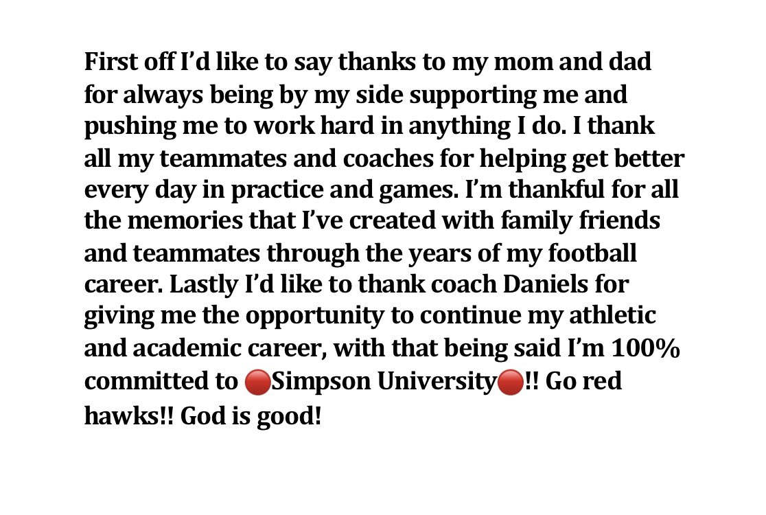 nickmcbride34's tweet photo. 🔴100% committed!!!🔴
@NNFBProject @CoachG_Simpson @CoachSDD @BrockelsbyJosh @TonyDoucette16 @AlanTho02552616 @trevhutt87 @HugHawksBall https://t.co/jrDUkqPiu1