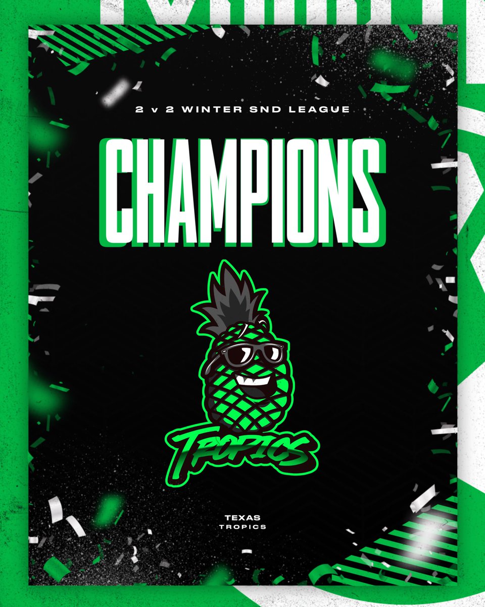 Weekend_COD's tweet photo. 2022-2023 DUO COD LEAGUE WINTER SEASON CHAMPIONS!! TEXAS TROPICS!! @wes_outlaw https://t.co/uEsDFPqSjm