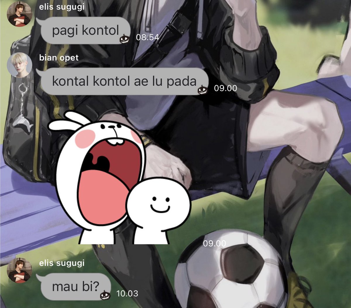 txtcerul's tweet photo. udah lama kita ga upload ketololan cerul ya ges ya https://t.co/ecNeCuOmbO