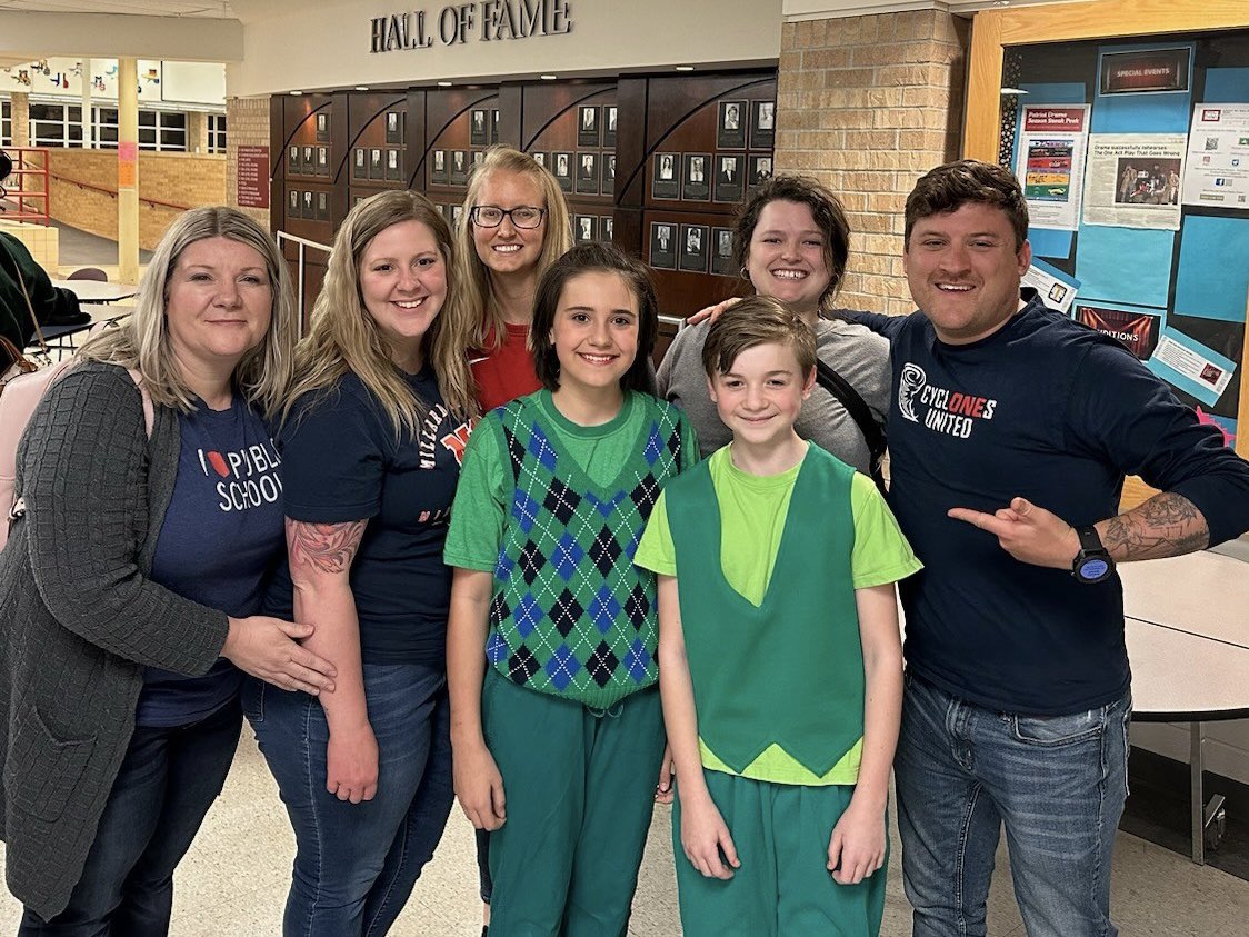 Central staff supporting these talented Cyclones at the Millard South production of The Wizard of Oz. #cyclONEsUnited